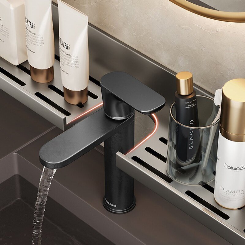 Bathroom Shelf Shampoo Holder Makeup Organizer Aluminum Alloy Shower Shelf Without Drill Wall Shelf Bathroom Accessories 3