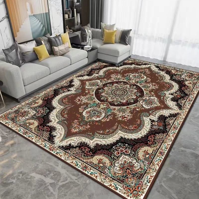 Nordic Minimalist Modern Carpet Moroccan Geometric Printing Carpets Living Room Non-slip Rugs Coffee Table Rectangular Floor Mat 3