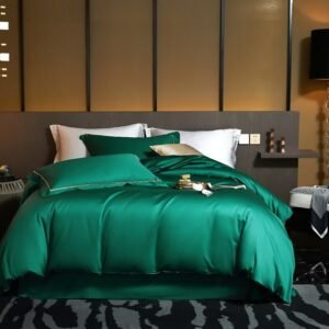 Solid Color 1000TC Egyptian Cotton Duvet Cover Bed Sheet set Luxury Sateen Weave Silky Soft Bedding Set Twin Queen King size 1