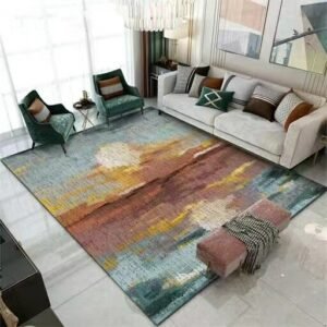 Nordic Style Living Room Carpet Bedroom Bedside Rug Home Non-slip Coffee Table Floor Mat Simplicity Abstract Entrance Door Mats 1