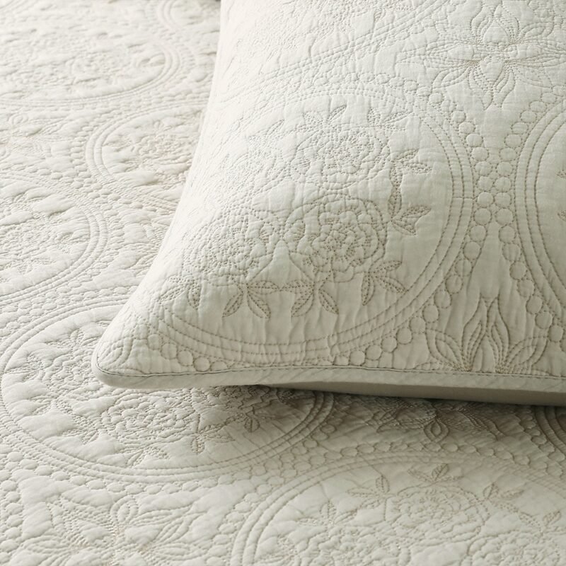Bohemian Circle 3Pcs Quilt Set Chic Mandala Soft Quilted Cotton Bedspread Pillow shams Couvre Lit De Luxe Queen King size 3