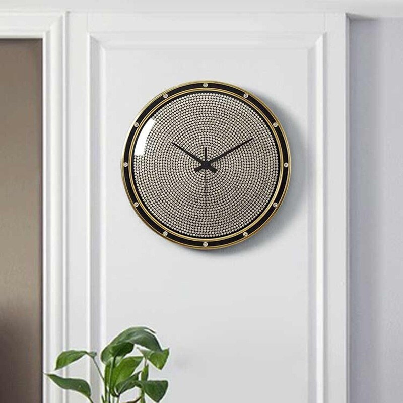 Nordic Large Wall Clock Digital Copper Wall Clock Creative Luxury Classic Living Room Reloj Pared Farmhouse Decor Kitchen XFYH 3