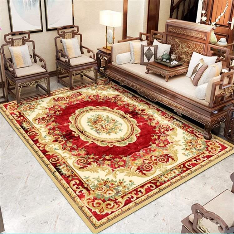Light Luxury Retro Living Room Sofa Coffee Table Carpet Persian Style Bedroom Rug Home Decoration Entrance Door Mat Kitchen Rugs 1