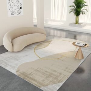 Japanese-style Living Room Carpet Light Luxury High-end Tea Table Carpets Home Decorate Bedroom Bedside Rugs Washable Floor Mat 1