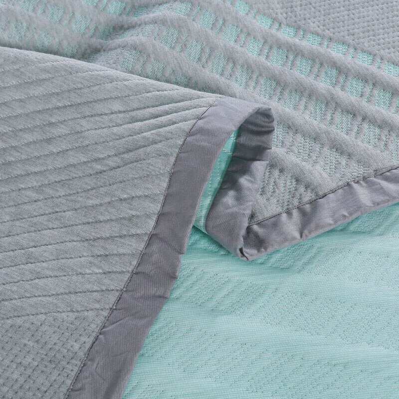 Cotton Silver Grey Bedspread Bed Cover set Luxury Bedding set Queen King size Mattress Cover colchas para cama couverture de lit 5