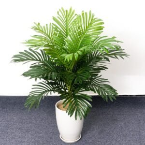 75cm 18Leaves Tropical Plants Large Artificial Palm Tree Fake Coconut Leaf Plastic Big Palm Leaves For Home Garden Wedding Decor 1
