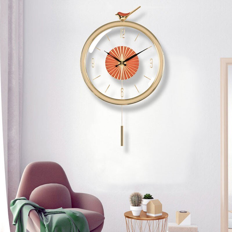Electronic Large Wall Watch Minimalist Silent Creative Luxury Wall Watch Kitchen Pendulum Gift Relojes Murale Saatration 1