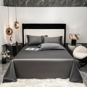 Premium Hotel Quality 1Pc Flat Sheet Luxury Softest 1000TC Egyptian Quality Bedding Flat Sheet Wrinkle Stain and Fade Resistant 1