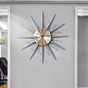 Giant Luxury Nordic Wall Clock Living Room Large Silent Metal Aesthetic Modern Design Reloj Pared Grande Home Decor ZP50BGZ 1