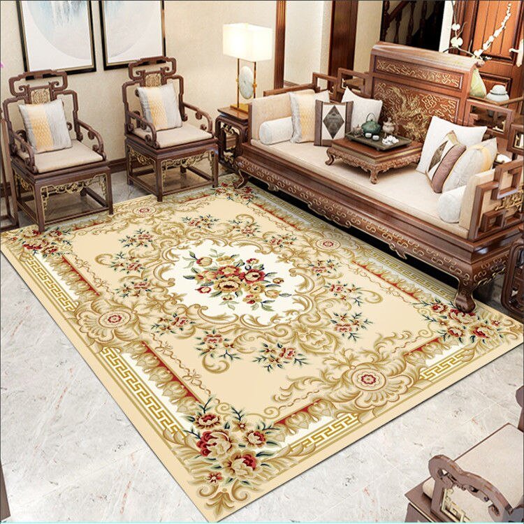 Modern Light Luxury Bedroom Bedside Carpet Persian Style Living Room Coffee Table Mat Home Kitchen Non-slip Rugs Entrance Mats 2