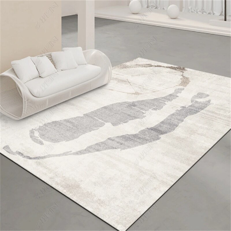 Simple Light Luxury Living Room Decoration Carpet Nordic Abstract Study Cloakroom Non-slip Rug Home Balcony Bathroom Porch Rugs 2