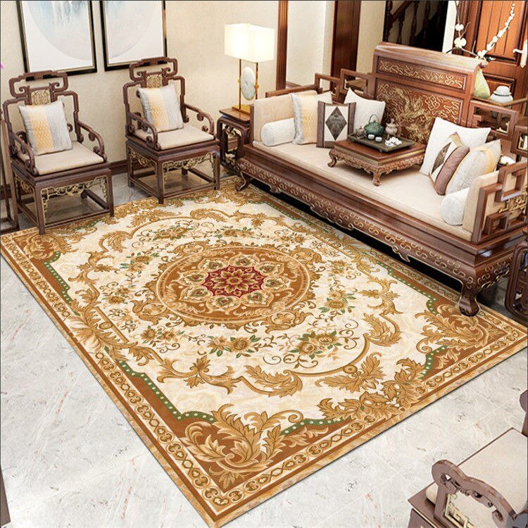 Light Luxury Retro Living Room Sofa Coffee Table Carpet Persian Style Bedroom Rug Home Decoration Entrance Door Mat Kitchen Rugs 2