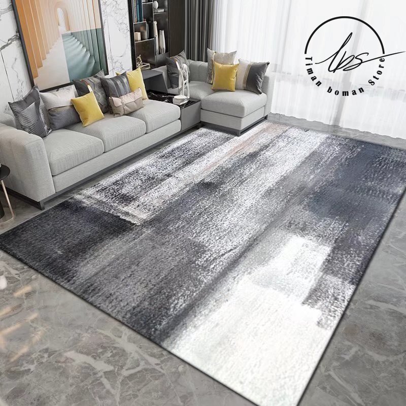 Nordic Minimalist Carpets Light Luxury Landscape Carpet Living Room Bedroom Rug Home Kitchen Non-slip Rugs Washable Lounge Mat 5