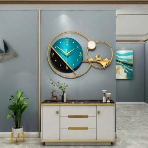 Large Minimalist Nordic Wall Clock Living Room Creativity Silent Wall Clock Modern Design Reloj De Pared Wall Decoration LL50WC 1