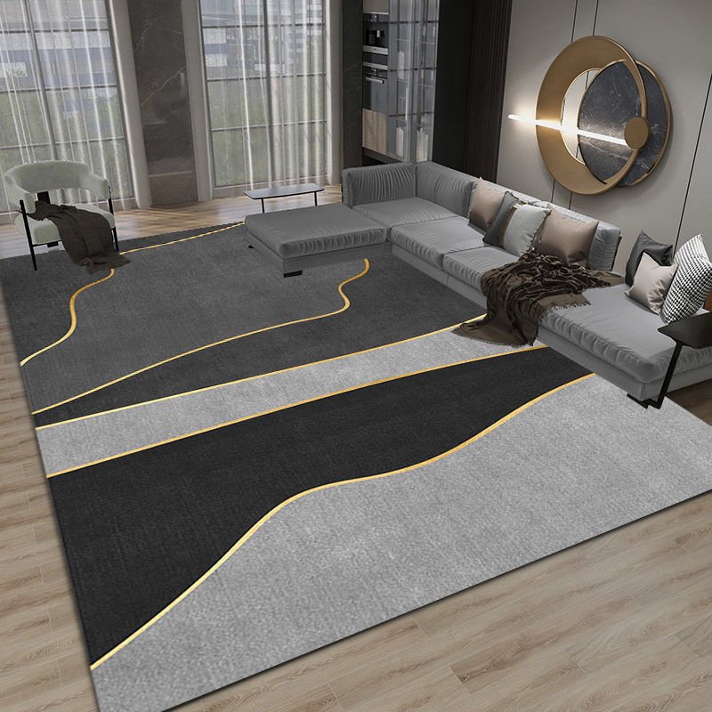 Light Luxury Nordic Sofa Coffee Table Carpet Bedroom Large Area Rug Living Room Dirt-resistant Floor Mat Home Entrance Door Mats 5