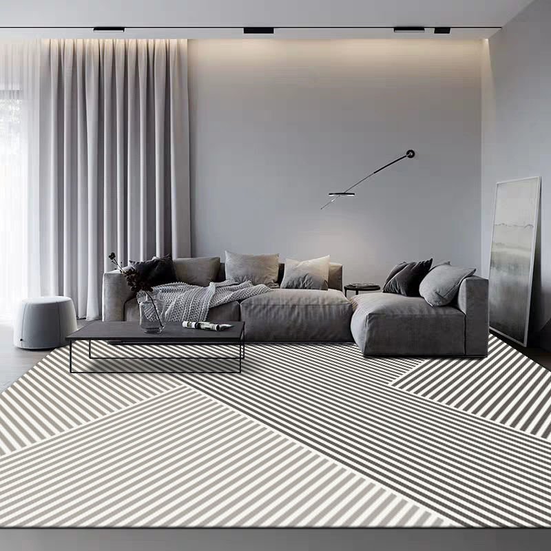 Geometric Printing Carpet Nordic Bedroom Large Area Carpets Modern Minimalist Living Room Coffee Table Mat Non-slip Kitchen Rug 4