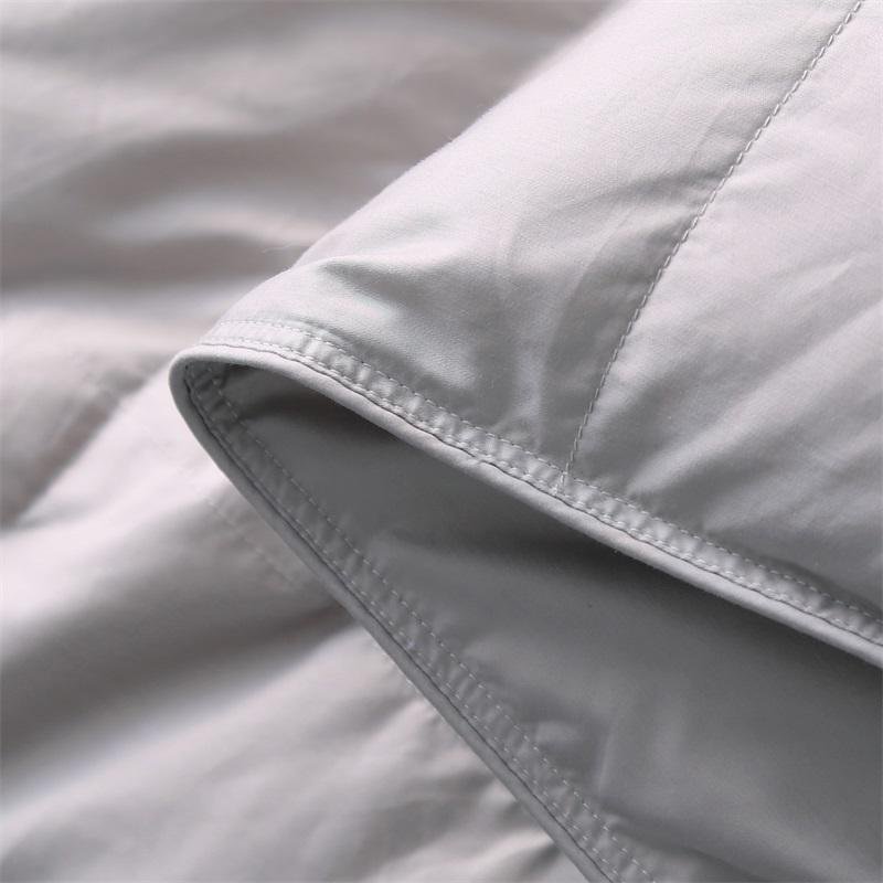 100% Goose Down Comforter White Gray Queen King size Bed set Quilt Duvet cover filler set Warm Blanket edredon colcha couette 4