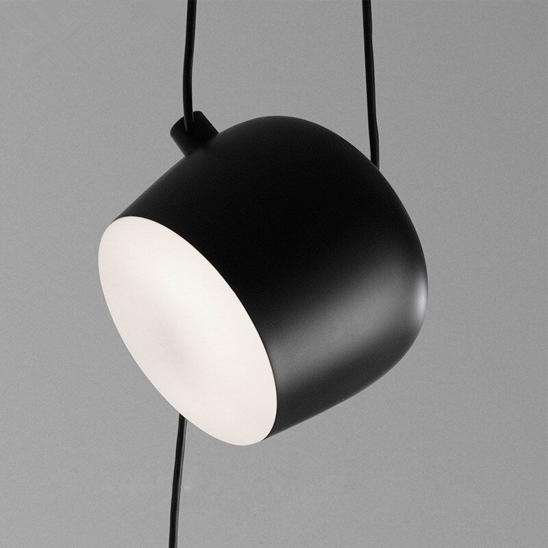 Modern Black White Hanging Lamp Multipoint Adjustable Pendant Lights Industrial Office Model Room Minimalist Decor Lighting 2
