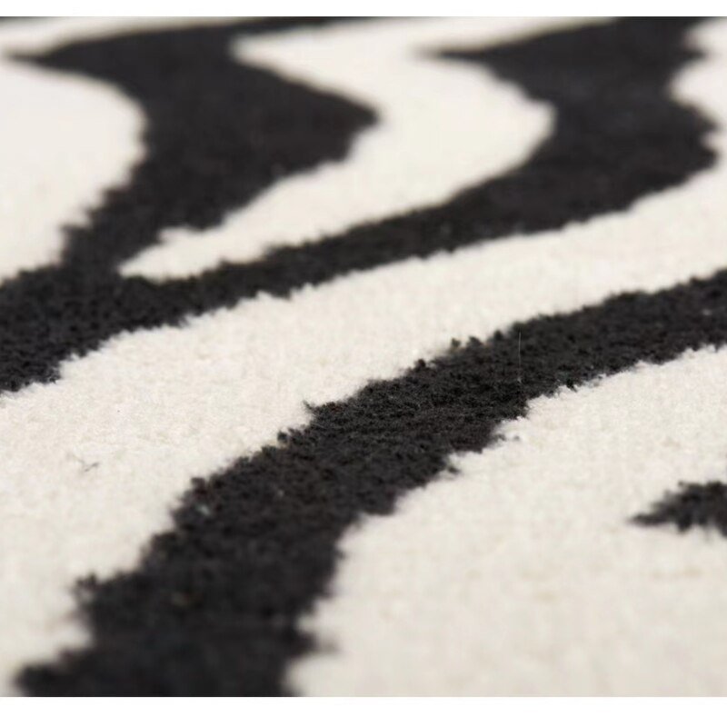 Home Decoration Light Luxury Zebra Pattern Carpet Bedroom Lounge Thickened Rugs Nordic Fluffy Plush Large Area Living Room Rug 5
