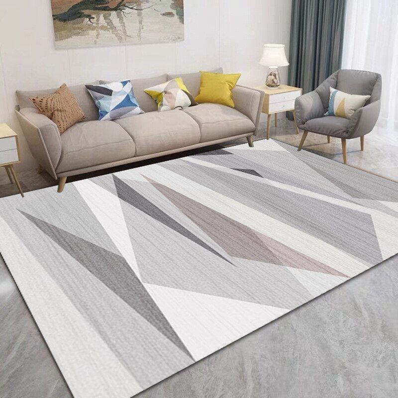 Modern Minimalist Carpet Home Decoration Living Room Bedroom Carpets Nordic Geometric Printing Sofa Coffee Table Mat Kitchen Rug 2