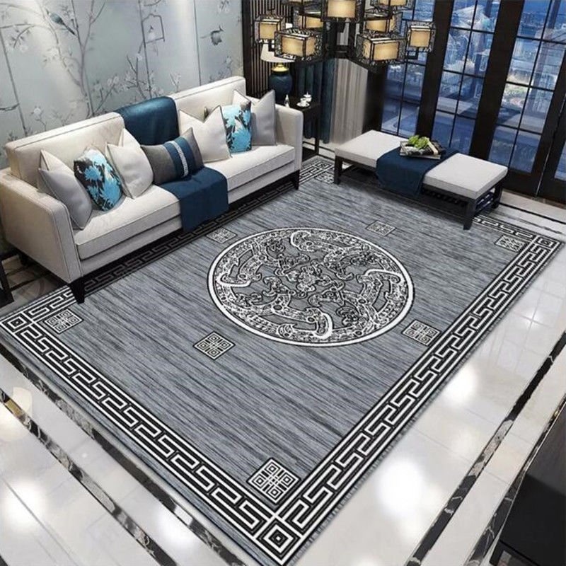 Chinese Style Living Room Carpet Luxury Study Sofa Coffee Table Rug Commercial Office Decoration Adult Bedroom Bedside Carpets 2