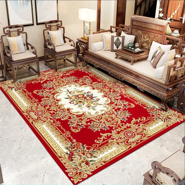 Modern Light Luxury Bedroom Bedside Carpet Persian Style Living Room Coffee Table Mat Home Kitchen Non-slip Rugs Entrance Mats 3