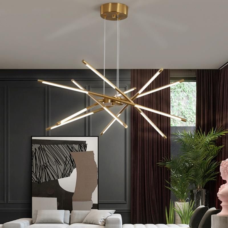 Modern Black Pendant Lamp Led Designer Hanglamp Lights for Living Room Dining Room Loft Suspension Luminaire Lighting Fixtures 2