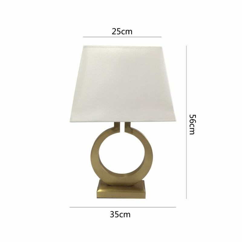 American modern luxury villa gold table decorating table lamp Nordic retro bedroom bedside LED reading lights 6