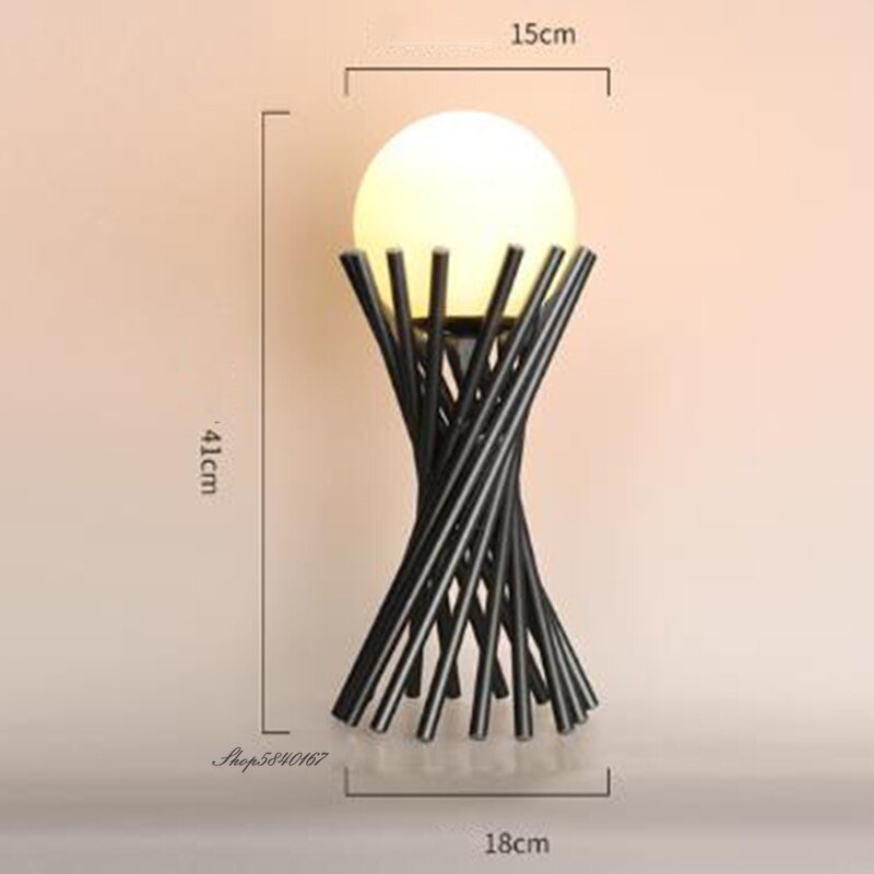 Modern Metal Tower Table Lamp Pleated Gold Desk Lamp Living Room Decoration Bed Room Light Fixtures Personality Led Beside Lamp 6