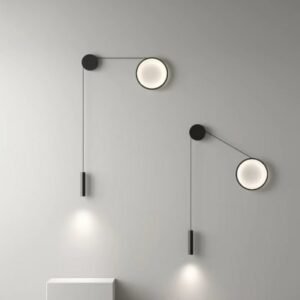 Nordic Led Wall Light Stair Aisle Creative Circle Sconce Modern Home Room Decor Lighting bedside Wall lamps 1