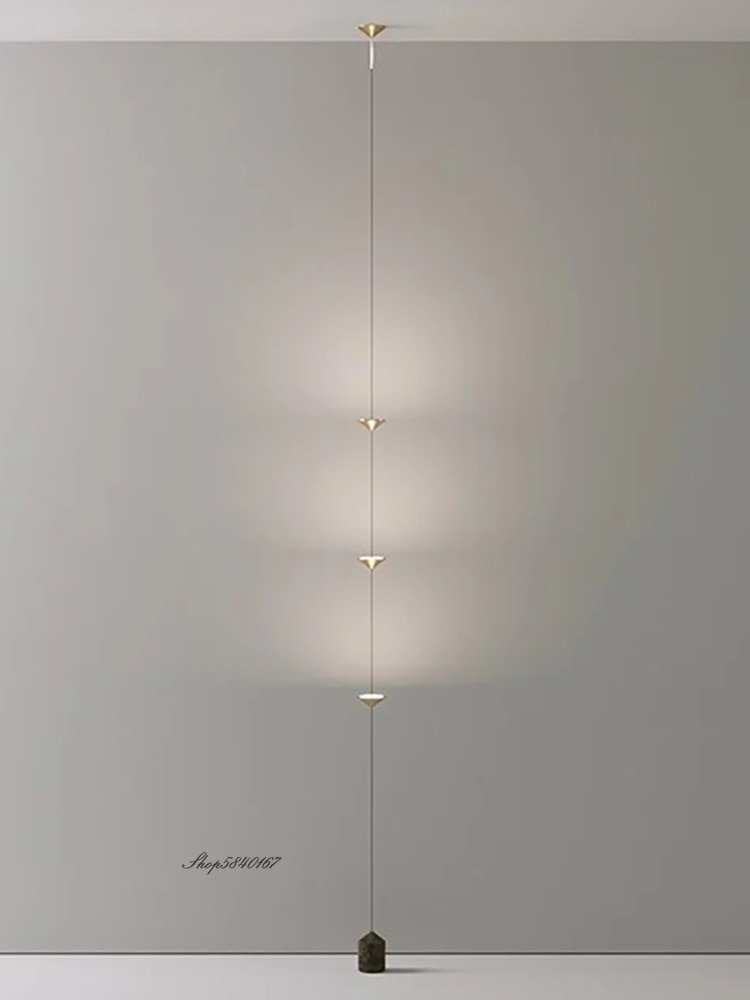 Nordic Designer Standing Floor Lamp Adjustable H250-320cm Led Corner Floor Lamps Living Room Bedroom Decor Through Connect Light 1