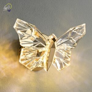 LED Butterfly Wall Lamp Nordic Pendant Lights Indoor Lighting Living Room Decoration Hanging Light Bedside Corridor Stairs 1
