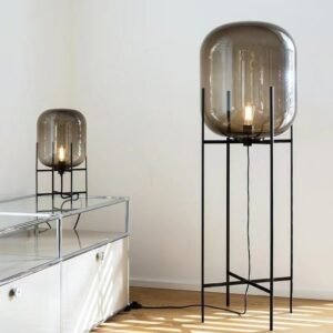 Modern home decor lighting Nordic floor light LED living room standing fixtures study bedroom glass table lamps 1