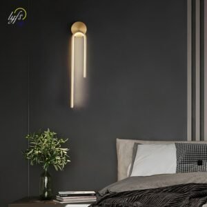 Nordic LED Wall Lamp Indoor Lighting Home Decoration Bedroom Bedside Bar Living Room Corridor Stairs Study Modern Wall Light 1