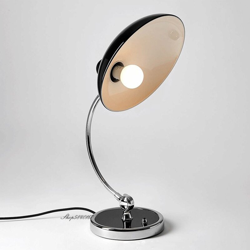 Danish Design Art Table Lamp Vintage Metal Desk Lights Rotatable Flexible Swing Arm Clamp Mount Lamp Creative Decor Beside Lamps 4
