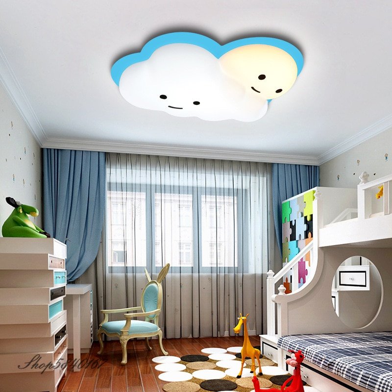 Nordic Cloud Lamp Led Ceiling Light for Children Room Lights Deco Creative Cute Lamp Ceiling Covers Kids Girl Bed Lights Ceiling 5