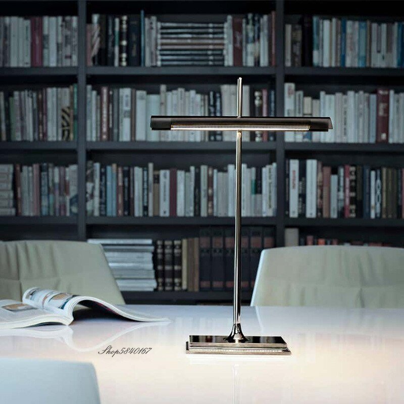 Italian Dimmable Beside Lamp Designer Industrial Table Lamp Living Room Decoration Touch Sensor Metal Lamp Bedroom Led Desk Lamp 6