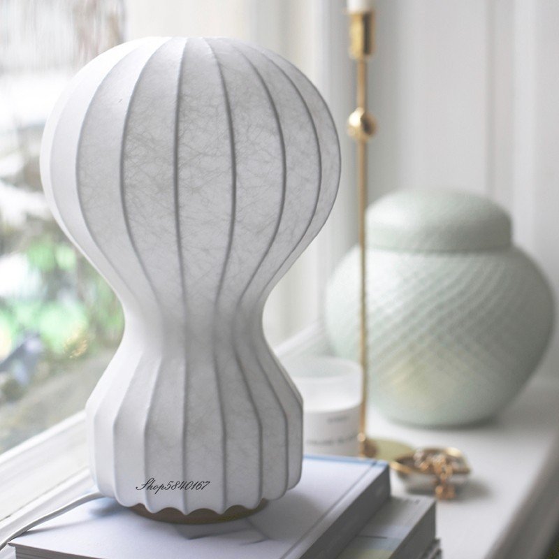 Italian Silk Table Lamps Ins Creative Hot Air Balloon Desk Lamp Lights Living Room Decoration Modern Silk Bedroom Beside Lamp 3
