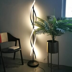 Led Corner Floor Lamp Nordic Simple Standing Lamps for Living Room Decoration Remote Control Floor Lights Lighting Bedroom Lamp 1