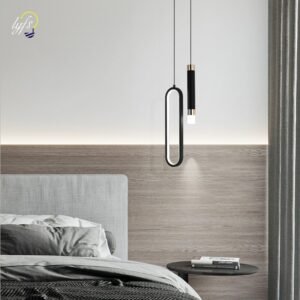 LED Nordic Pendant Lights Indoor Lighting Hanging Lamp Room Decor For Dining Table Study Bedroom Minimalist Bedside Light 1