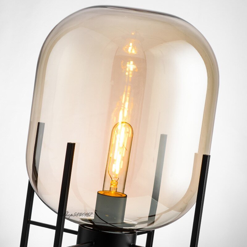 Nordic Glass Floor Lamp Led Designer Standing Lamp for Living Room Bedroom Art Decor Study Led Lighting Fixture Stand Table Lamp 3