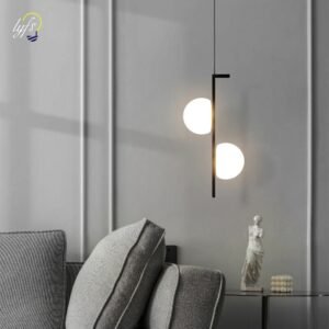 Nordic LED Pendant Lights Indoor Lighting Hanging Lamp Home For Bedroom Dining Table Living Room Stairs Decoration Bedside Light 1