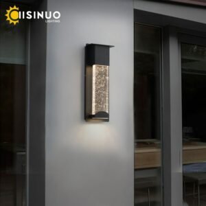 New LED Wall Lighting PIR Motion Sensor Crystal Outdoor IP65 Waterproof Street Lamp for Balcony Garden 96V 220V Sconce Luminaire 1