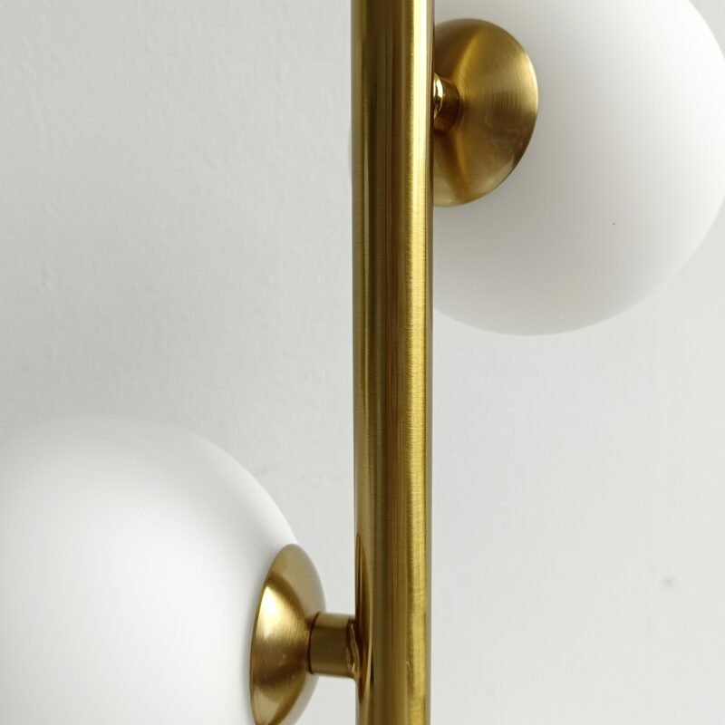 Modern LED Gold Bedroom Table Lamp Nordic Living Room Decor desk lamp Milk White Glass Lampshade Bedside Reading Light 5