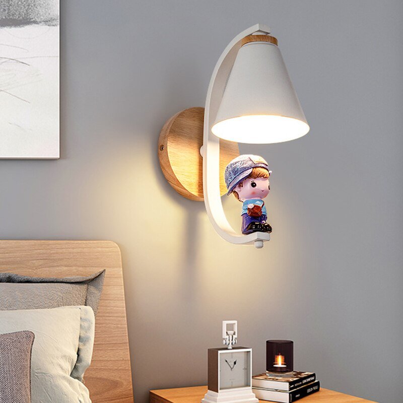 Nordic Wall Lamp Kids Princess Wall Lights for Children Bedroom Lamp Modern Wall Sconce Decoration Loft Living Room Wall+lamps 3