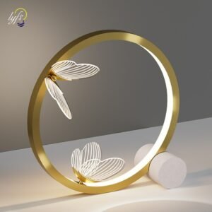 Nordic LED Butterfly Table Lamp Modern Luxurious Decorate Desk Lamps For Home Indoor Lighting Bedside Bedroom Night Light 1
