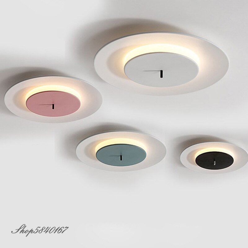 Simple Ceiling Lamps for Living Room Disc LED Ceiling Light Bedroom Hanging Cover House Lighting Fixtures Kitchen Ceiling Lights 2