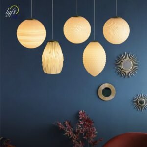 Modern LED Pendant Lights Indoor Lighting Hanging Lamp Home Decoration Dining Tables Living Bedroom Study Stairs Hang Lamp 1