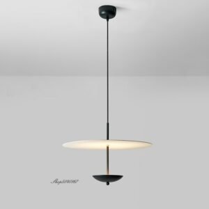 Danish Designer Led Pendant Lights Simple Black Iron Light Fixtures for Ceiling Living Room Dining Room Hanglamp Home Decor Lamp 1