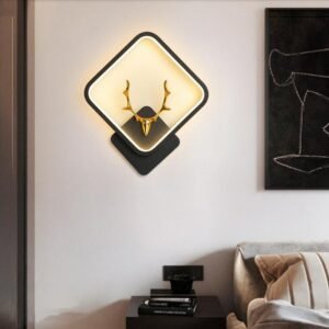 Modern LED Wall Light for Bedroom Bedside Stairs Corridor interior decor Sconce Fawn wall lamps 1